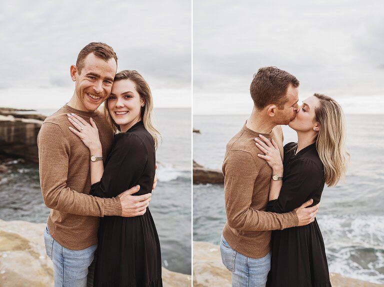 Sunset Cliffs Surprise Proposal Photoshoot