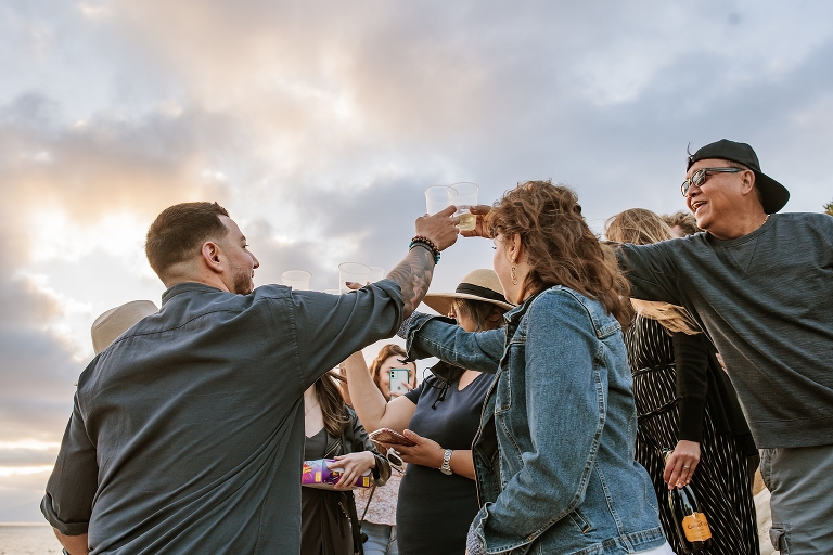 pacific beach san diego surprise proposal photoshoot