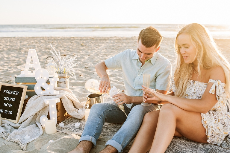 mission bay san diego surprise proposal photographer