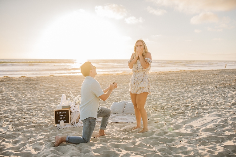 San Diego Surprise Proposal Photoshotographer