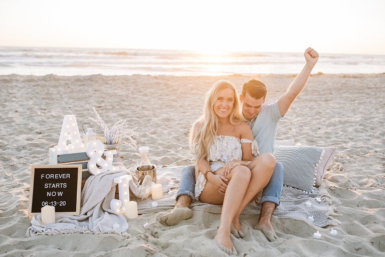 mission bay san diego surprise proposal photographer