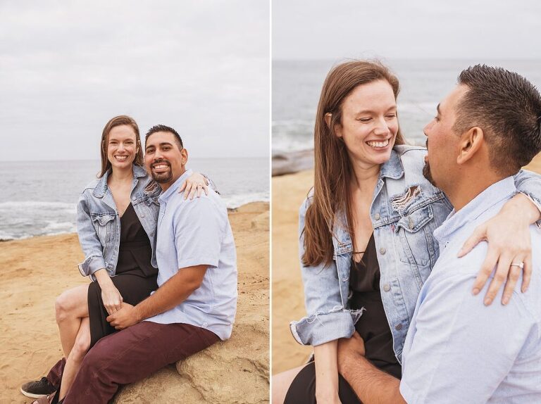 Sunset Cliffs Engagement Photoshoot