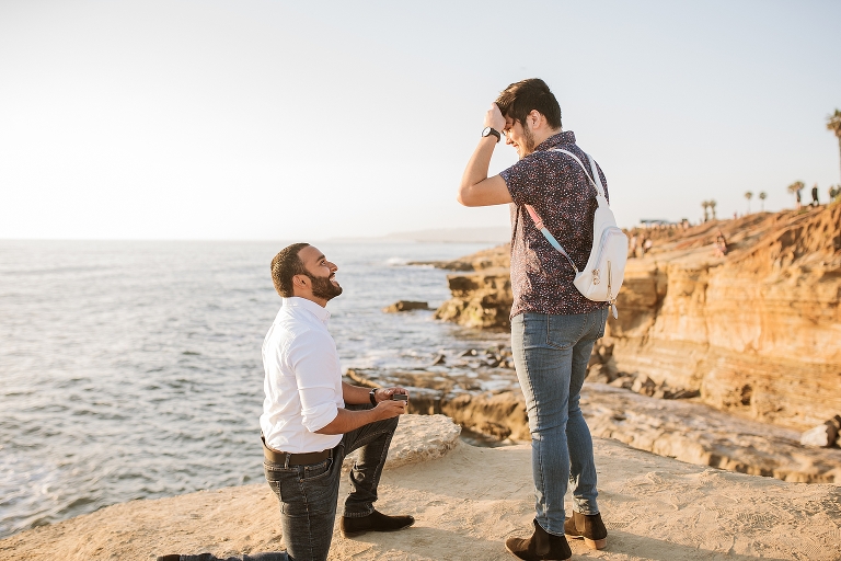San Diego Surprise Proposal Photoshoot