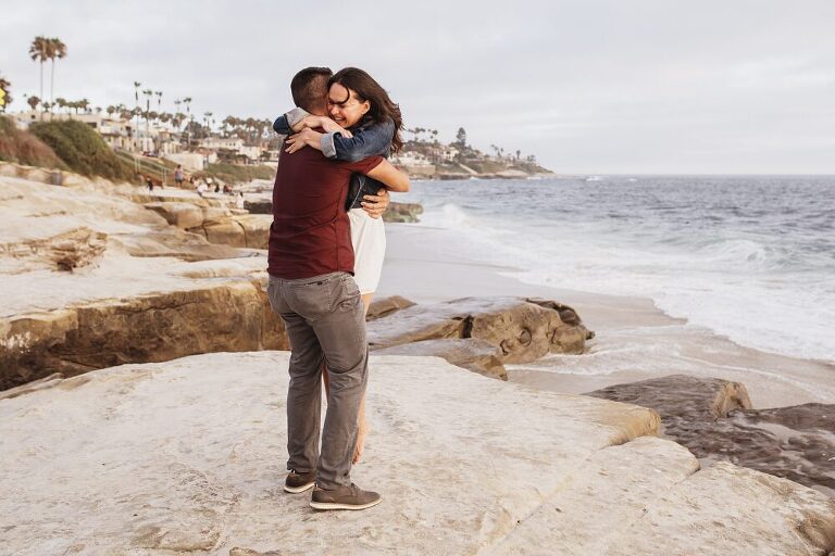 La Jolla Beach Surprise Proposal