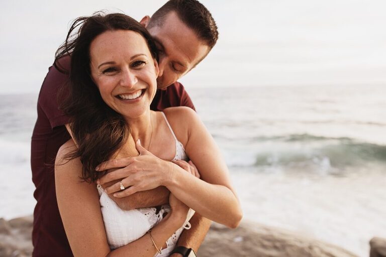 La Jolla Beach Engagement Photoshoot