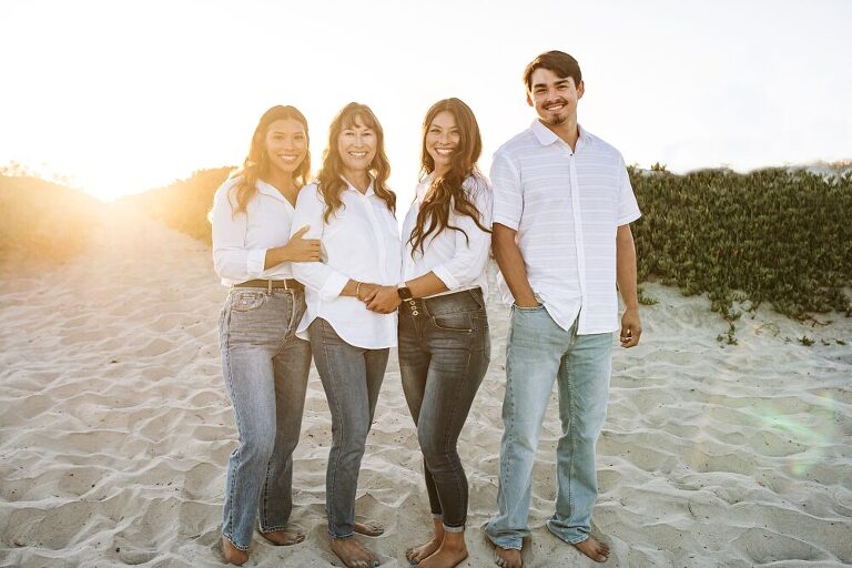 coronado beach family photoshoot