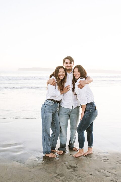 coronado beach family photoshoot