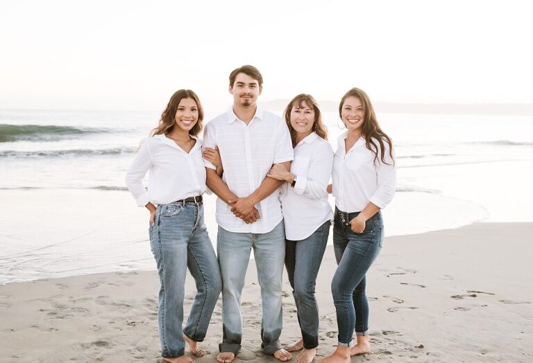 coronado beach family photoshoot