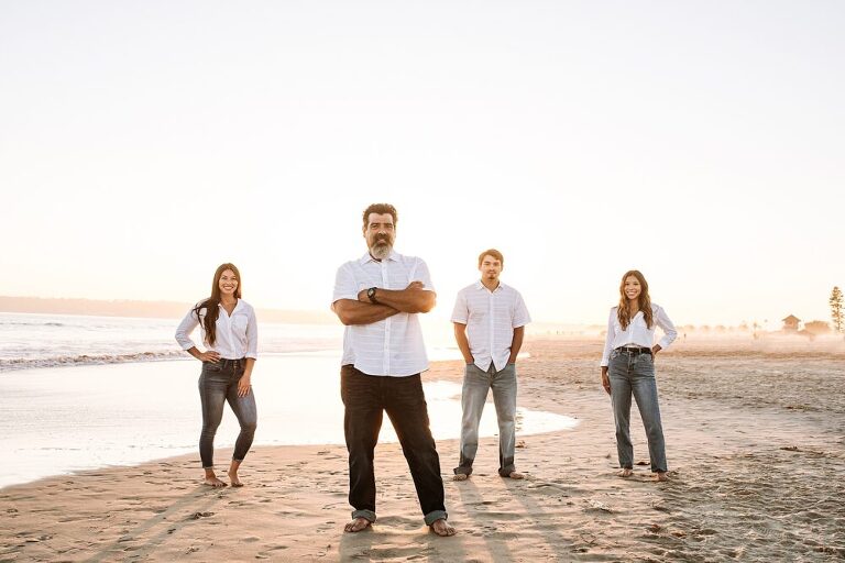 coronado beach family photoshoot