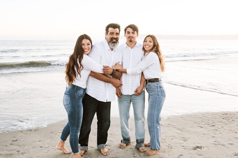 coronado beach family photoshoot