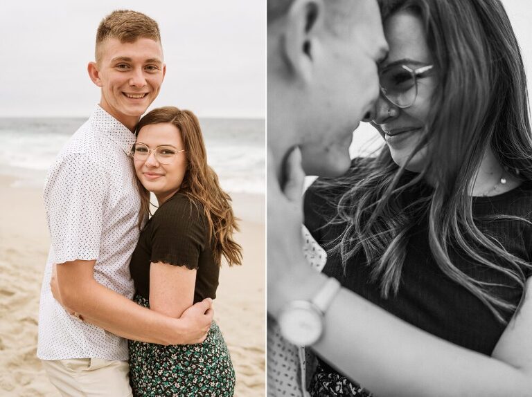 San Diego La Jolla Beach Engagement Photoshoot