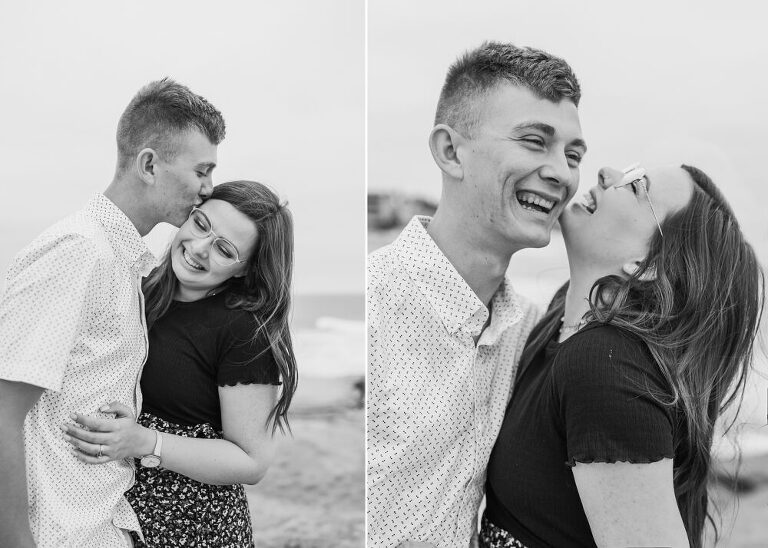 San Diego La Jolla Beach Engagement Photoshoot