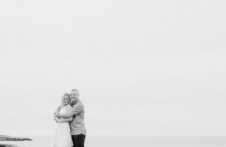 sunset cliffs engagement photoshoot