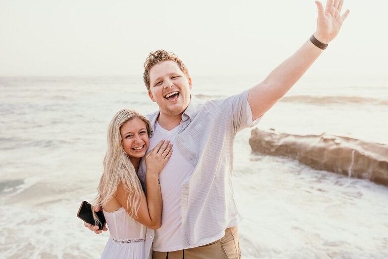 La Jolla Beach Surprise Proposal