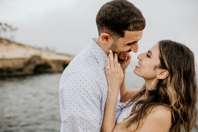Sunset Cliffs San Diego Proposal Photoshoot