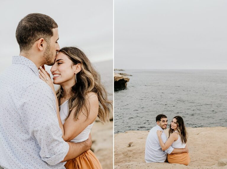 Sunset Cliffs San Diego Engagement Shoot