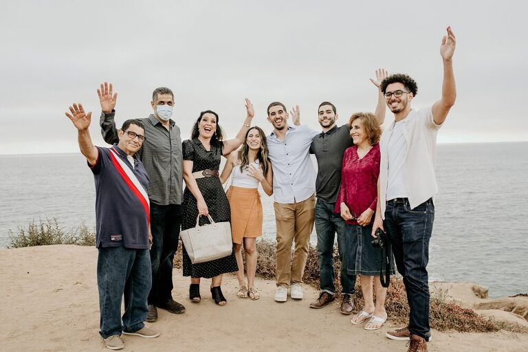 Sunset Cliffs San Diego Surprise Proposal Photoshoot