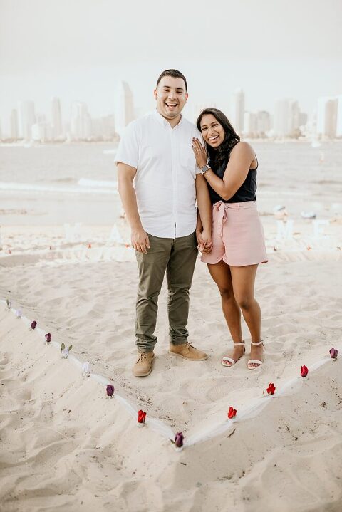 Coronado Beach Engagement Photoshoot