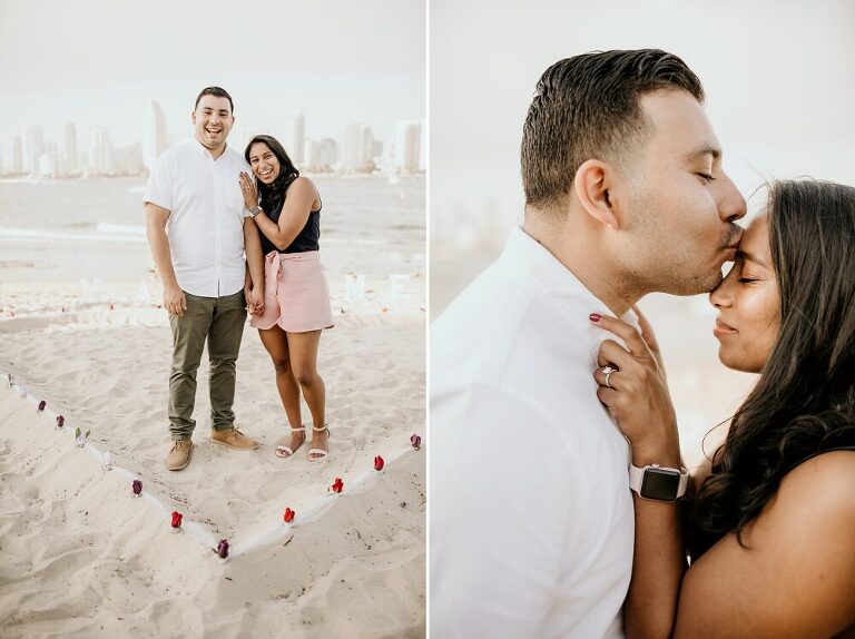 Coronado Beach Engagement Photoshoot