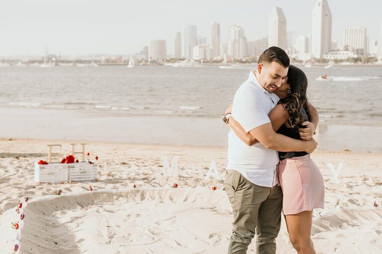 Coronado Beach Engagement Photoshoot