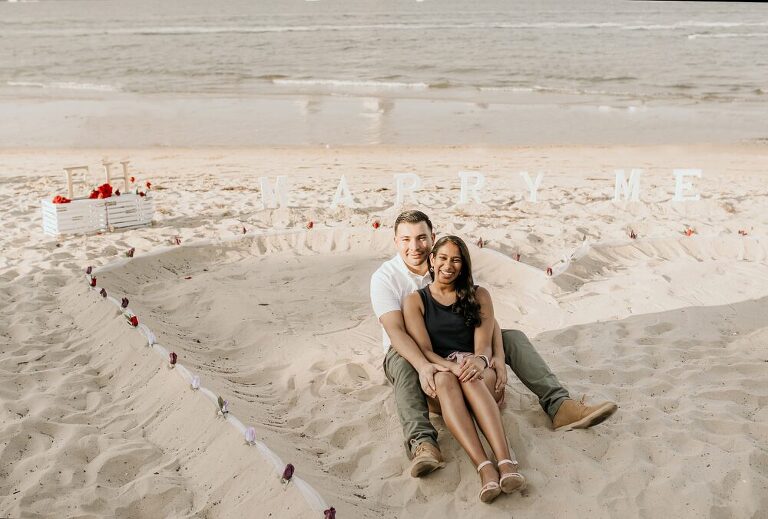 Coronado Beach Engagement Photoshoot