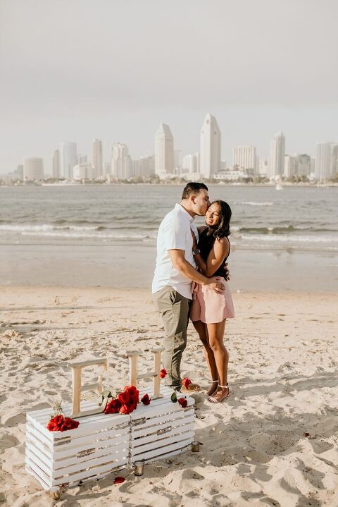 Coronado Beach Engagement Photoshoot