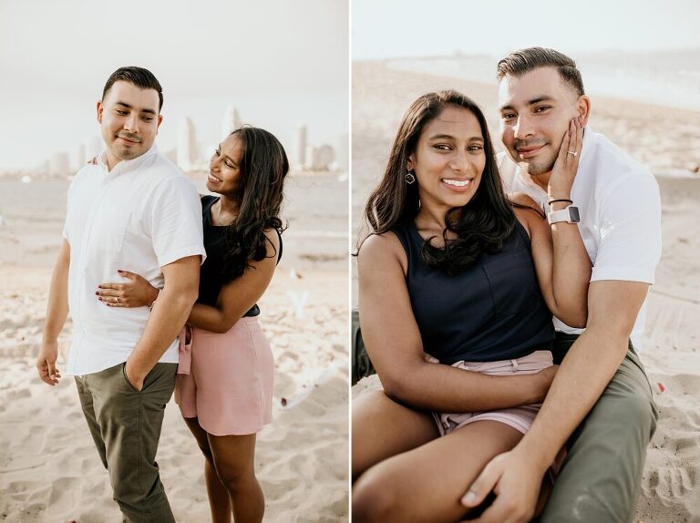 Coronado Beach Engagement Photoshoot
