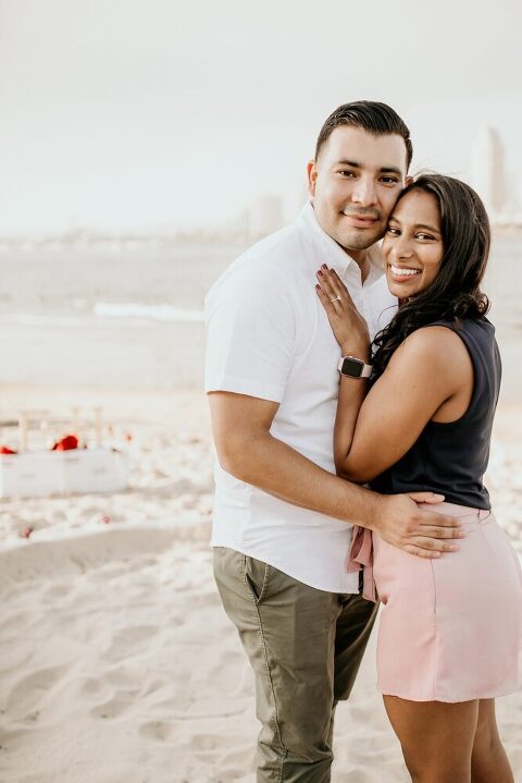 Coronado Beach Engagement Photoshoot