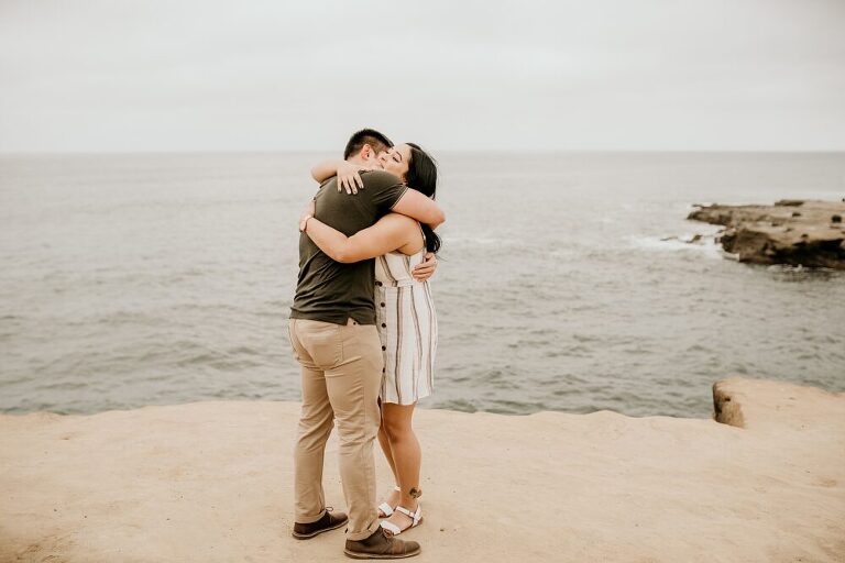 Sunset Cliffs Engagement Photoshoot