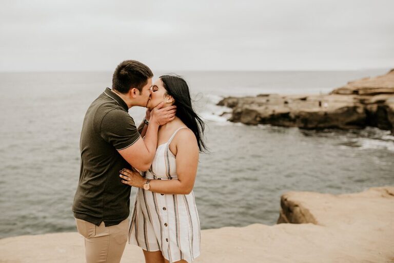Sunset Cliffs Engagement Photoshoot
