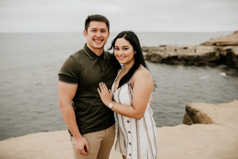 Sunset Cliffs Engagement Photoshoot