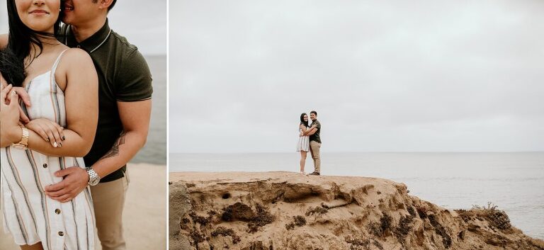 Sunset Cliffs Engagement Photoshoot