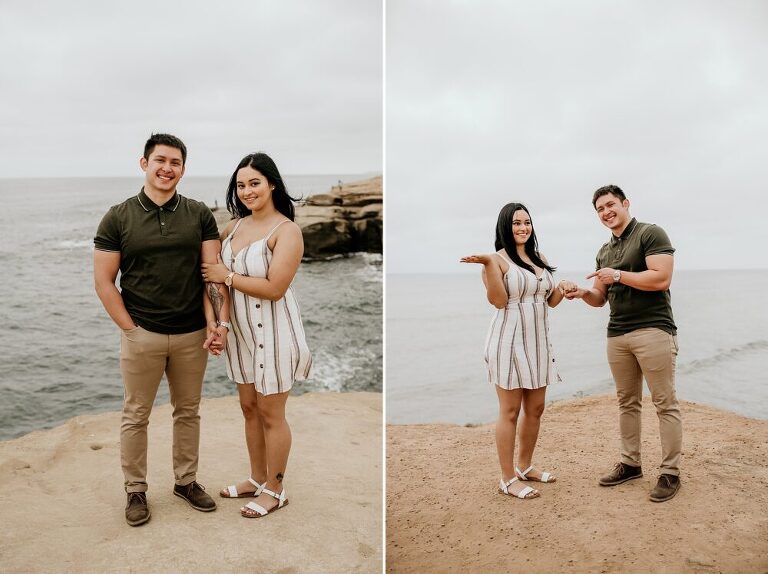 Sunset Cliffs Engagement Photoshoot