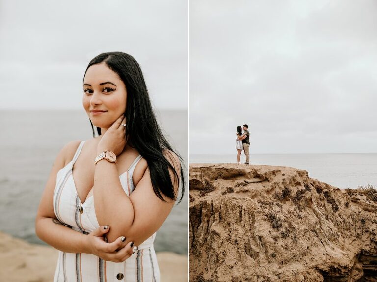 Sunset Cliffs Engagement Photoshoot