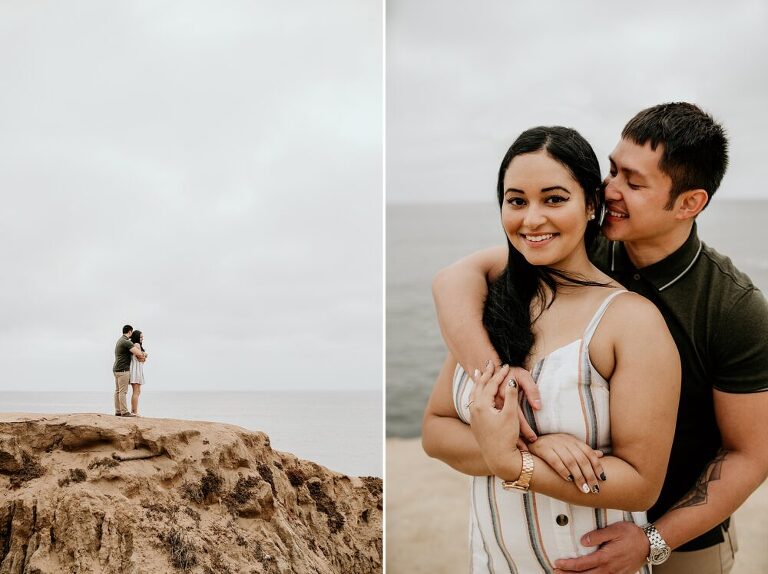Sunset Cliffs Engagement Photoshoot