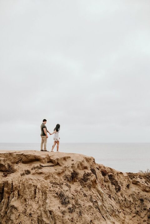 Sunset Cliffs Engagement Photoshoot