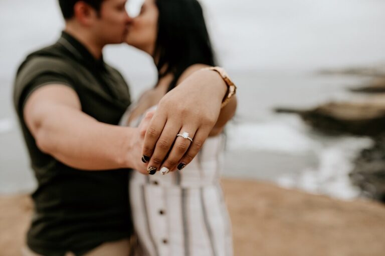 Sunset Cliffs Engagement Photoshoot