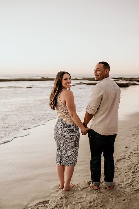 La Jolla Windansea Engagement Photoshoot