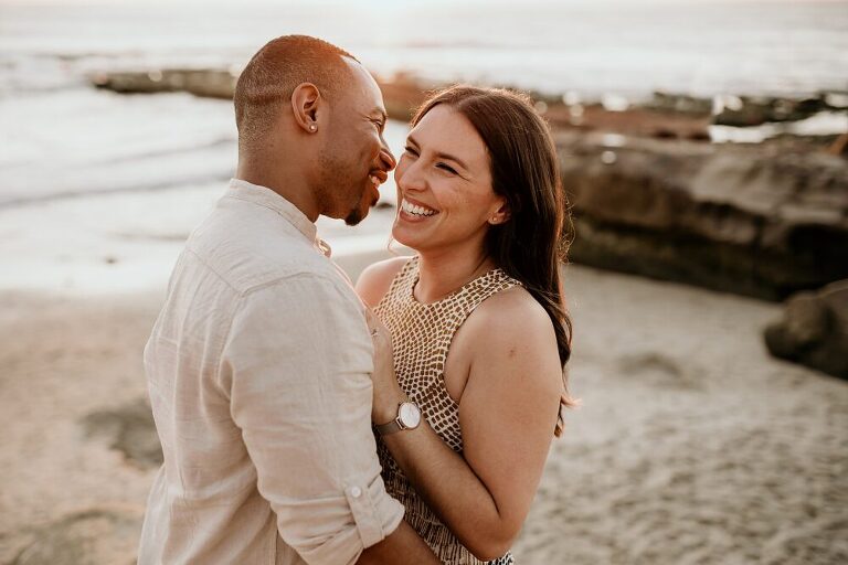 La Jolla Windansea Engagement Photoshoot