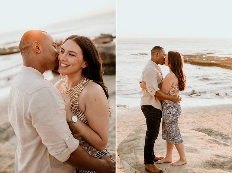 La Jolla Windansea Engagement Photoshoot