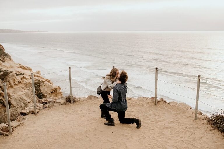 Torrey Pines Proposal Photoshoot