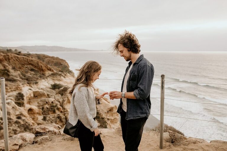 Torrey Pines Proposal Photoshoot