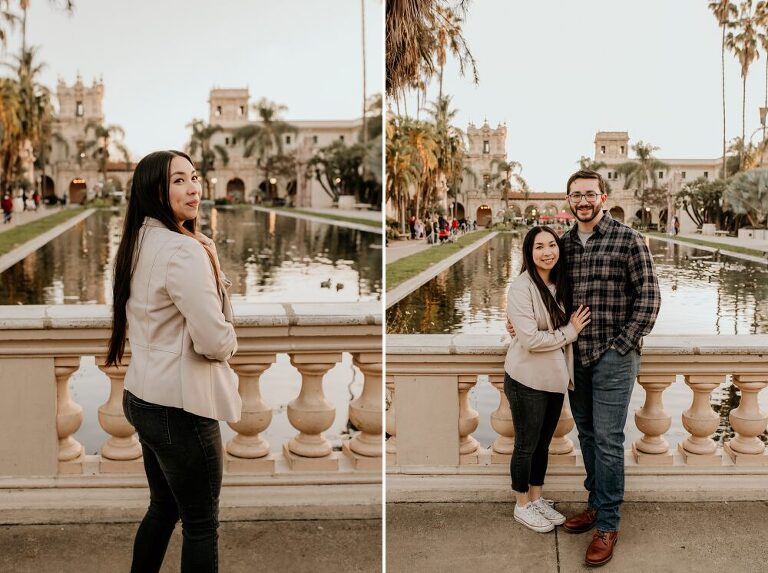Balboa Park Engagement Photoshoot