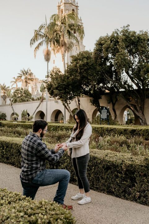 Balboa Park Proposal Photoshoot
