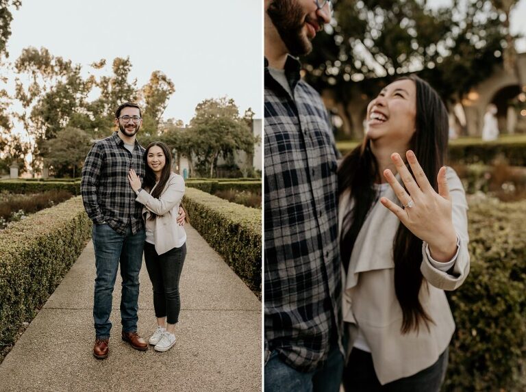 Balboa Park Proposal Photoshoot