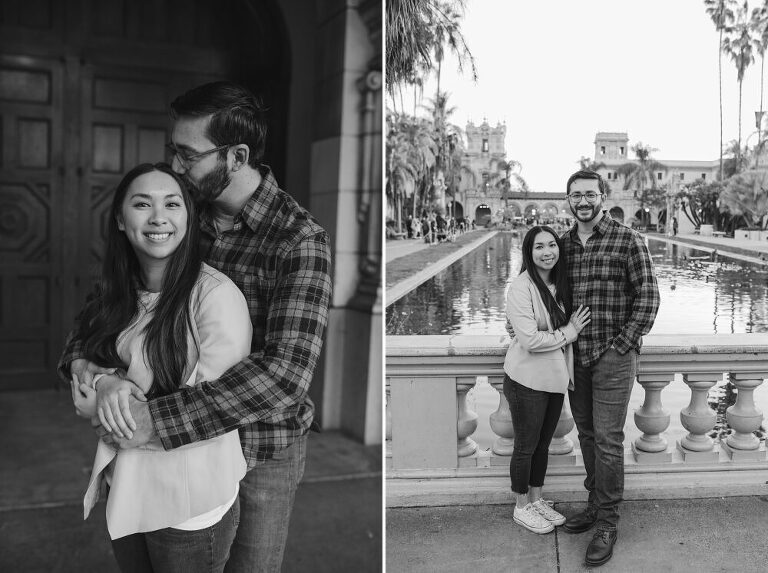 Balboa Park Engagement Photoshoot