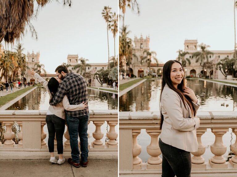 Balboa Park Engagement Photoshoot