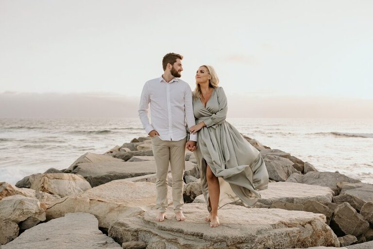 Carlsbad Beach Engagement Photoshoot