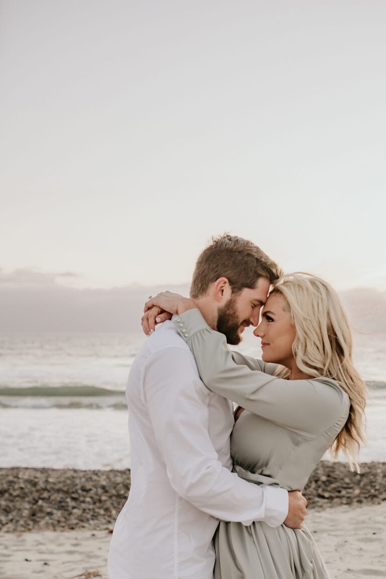 Carlsbad Beach Engagement Photoshoot
