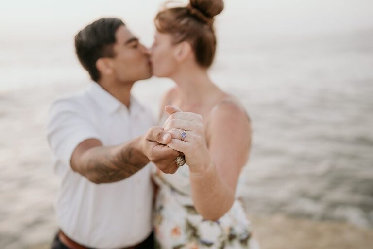 Sunset Cliffs Surprise Proposal Photoshoot